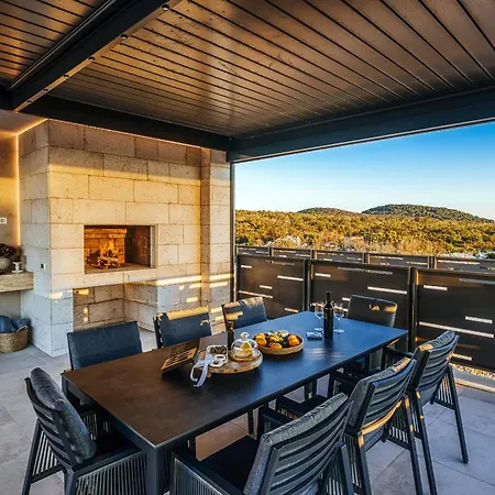My Dalmatia - Luxury With Private Heated Pool, Sea View Terrace And Gym *